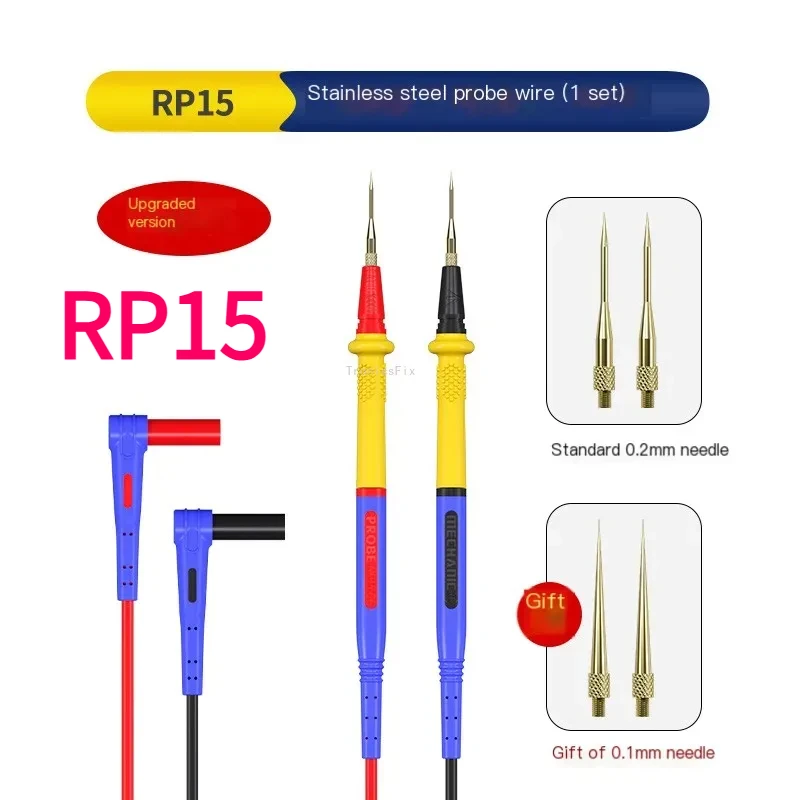 Тестовый Кабель для мультиметра MECHANIC RP4 ультратонкие измерительные выводы