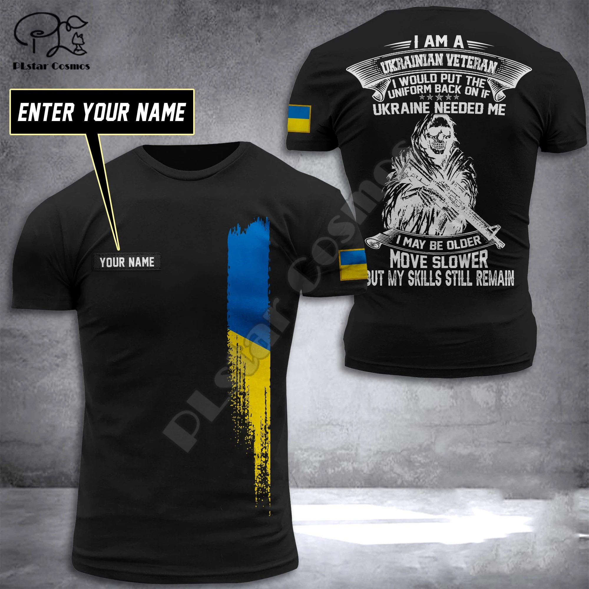 

Country Flag Ukraine Army Camo Soldier Veteran 3DPrint Men/Women Streetwear Summer T-Shirts Casual Short Sleeves Funny Tee A2
