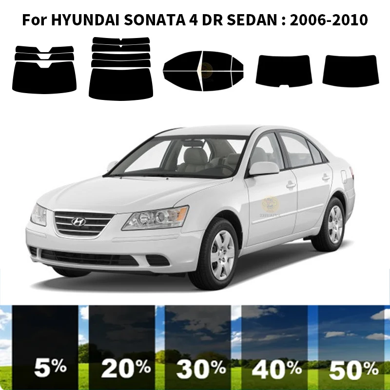 

Нанокерамическая Автомобильная УФ-пленка Precut для окон, автомобильная пленка для окон для HYUNDAI SONATA 4 DR SEDAN 2006-2010