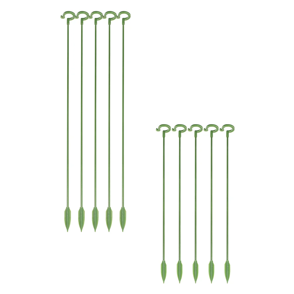

20pcs Plant Support Stakes Flower Single Stem Support Plant Cage Support Ring