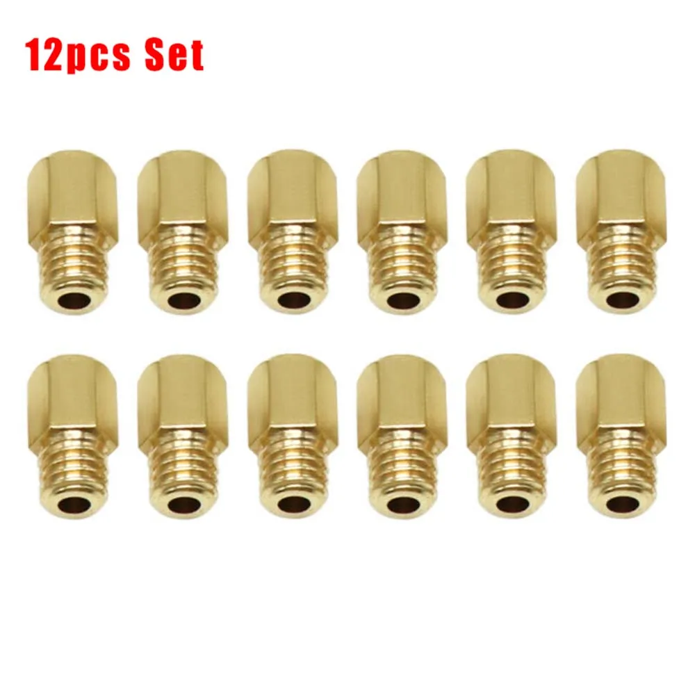 12 шт./компл. главный жиклер карбюратора для Mikuni VM TM Carb # 330- 440 форсунок мотоциклов