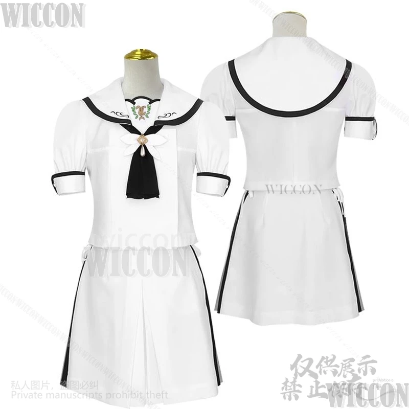 Аниме игра летние карманы косплей Naruse Shiroha костюм JK школьная форма платье Kawaii