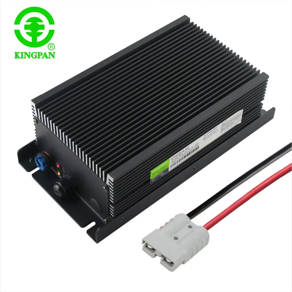 

Kingpan IP67 marine onboard 42V43.8V15A for outdoor waterproof battery charger for AGV forklift/robots/carting charger