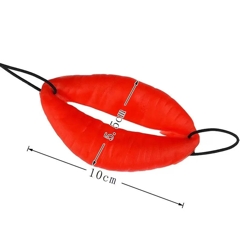 

Латексные маски губ Funny Red Lips