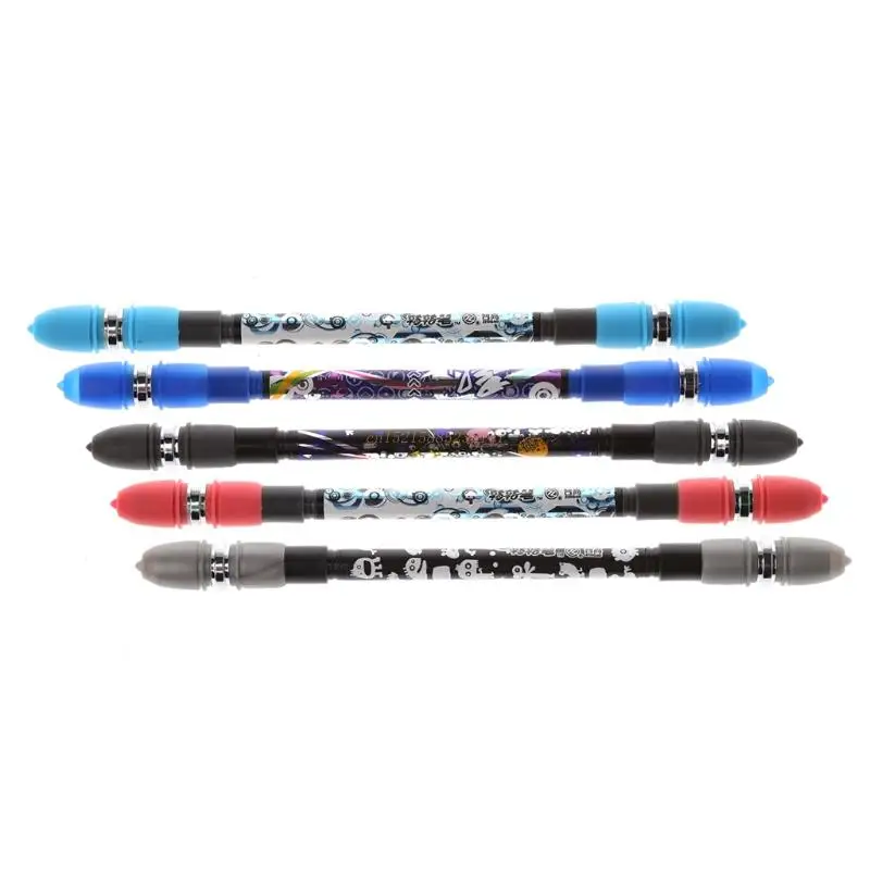 

Non Slip Coated Spinning Ballpoint Pen Gaming Rolling Finger Rotating Playing Drop Shipping