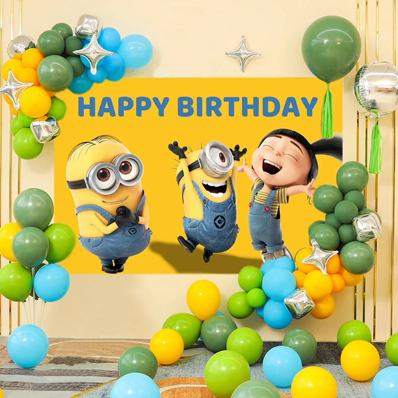 

Customizable Party Supplies Cartoon Birthday Party Disposable Tableware Set Paper Plate Cup Napkins Baby Shower Decorations