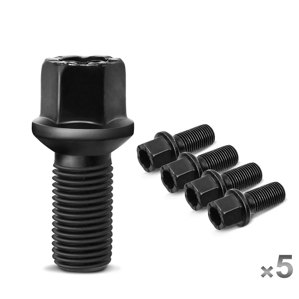 Болты наконечника колеса 8D0601139D для VW Golf Jetta Passat Audi A4 A6 Skoda M14 * 1 5*27 мм 5 шт.