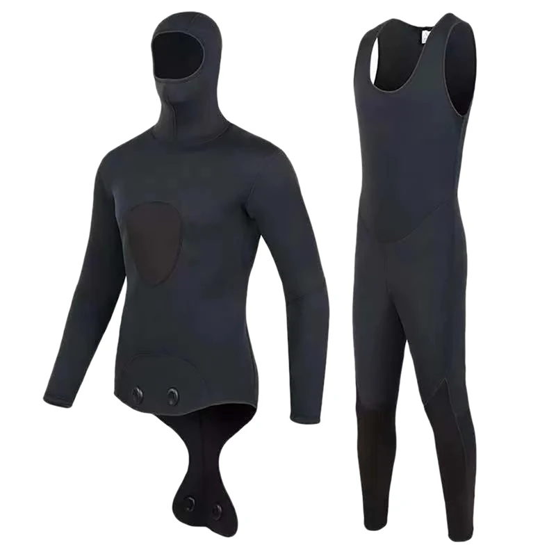 

3Mm Swim Wetsuits Men's Diving Suit Split Scuba Swimsuit Surfing Jumpsuit Warm For Cold Water