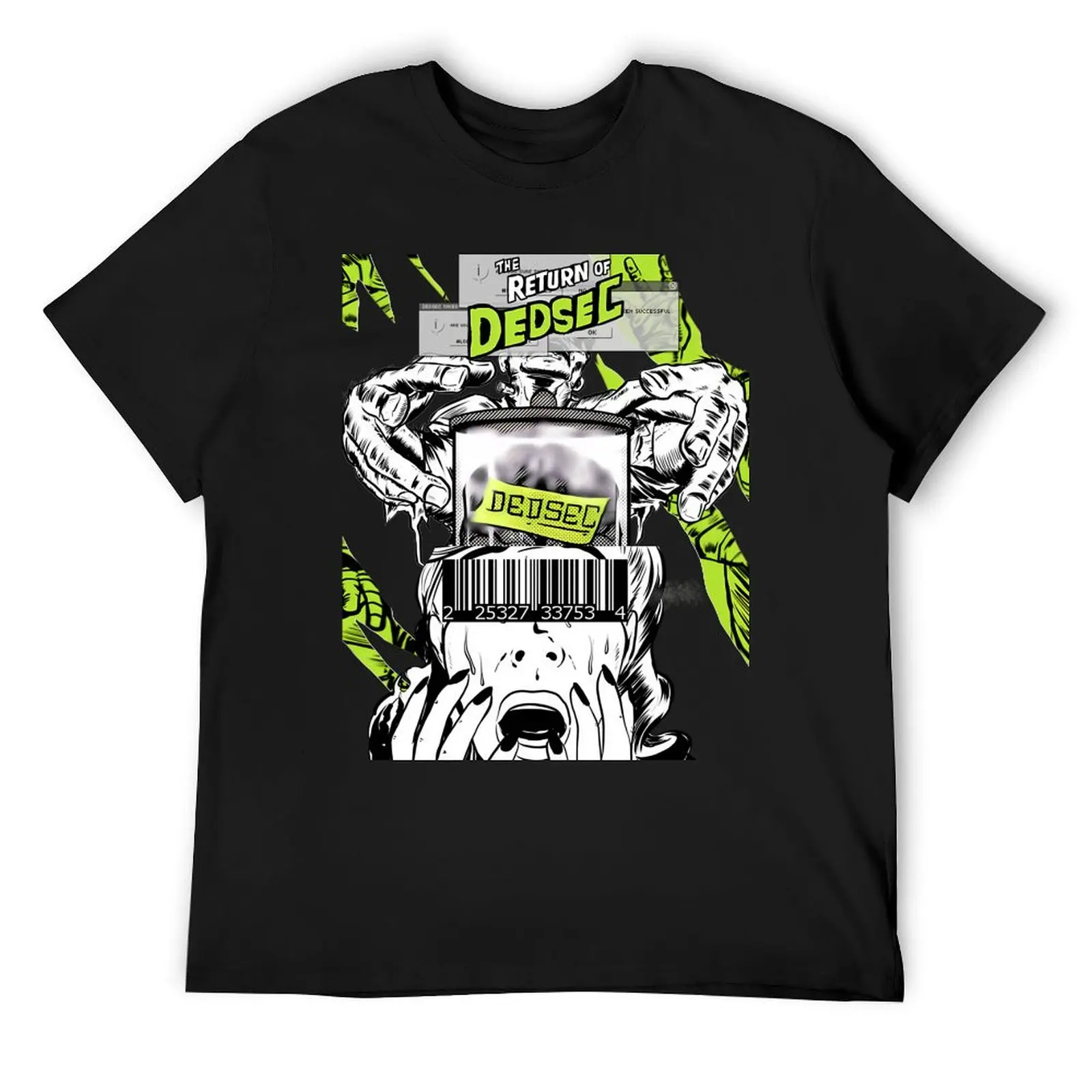 Футболка Dedsec Shirt 1 винтажная одежда уличная футболки для мужчин упаковка