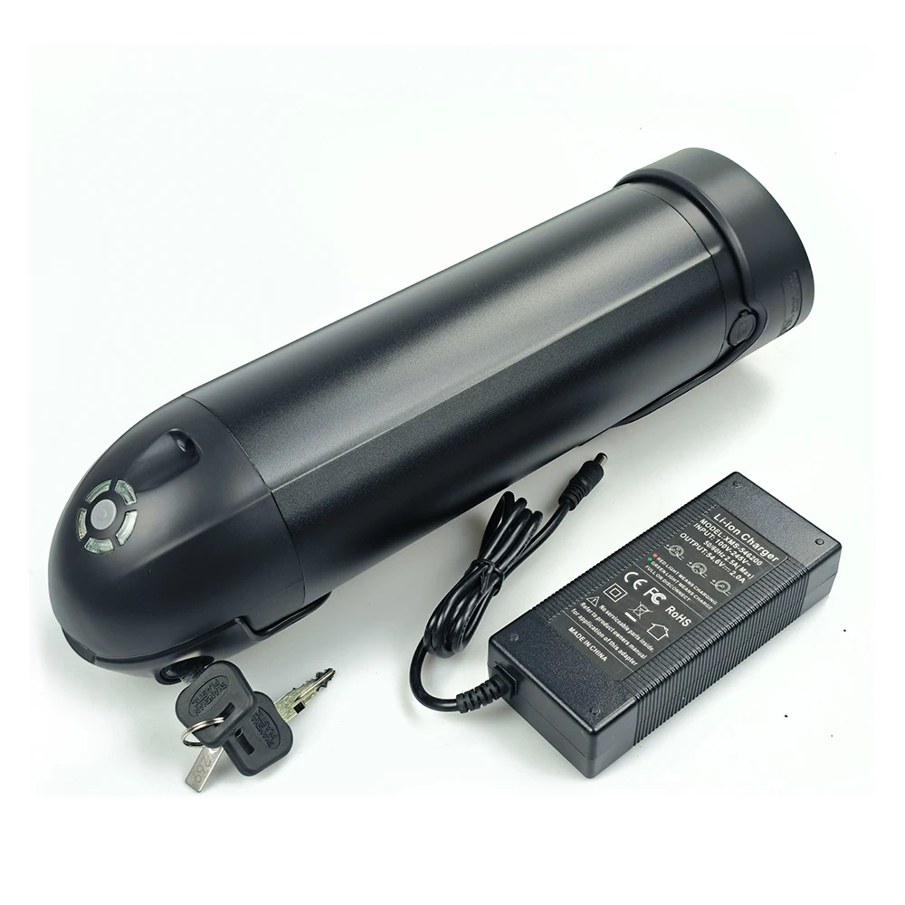 Бутылка для воды Аккумулятор электровелосипеда 36 В 10 4 Ач 11 6 12 8 14 15 48 Dolphin с боковым