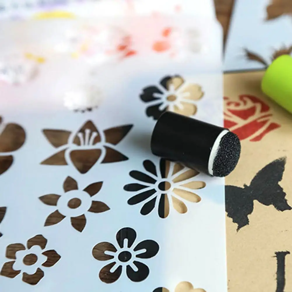 

Прочный простой в использовании губчатый инструмент для рисования пальцами для дома и школы