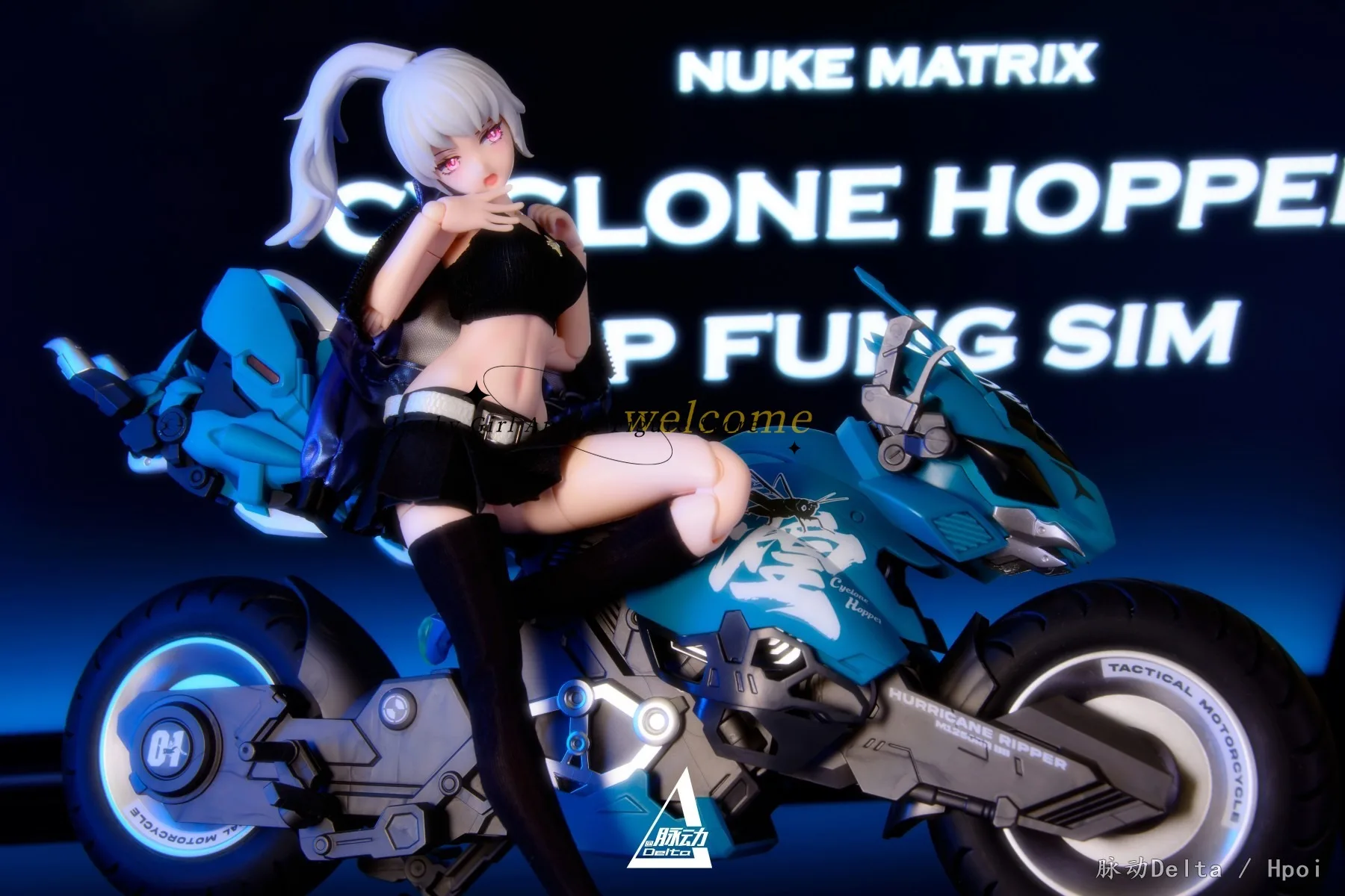 Фото В наличии Оригинальный NUKE Cyber ​ ​ Фигурка Forest Hurricane Locust Ye Fengchan 16 см: Мультяшные аниме-игрушки, подарок, украшение №4