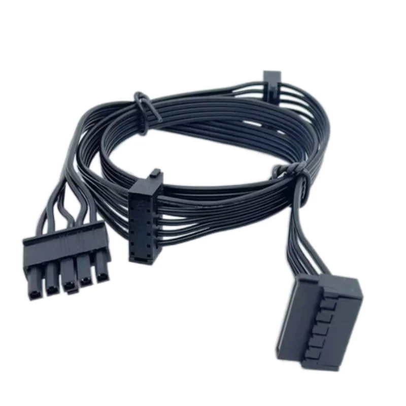 for Cooler Master GM Series G750M G650M G550M Modular PSU 5 Pin to 3 Ports SATA Straight Right Angle Power Supply Cable