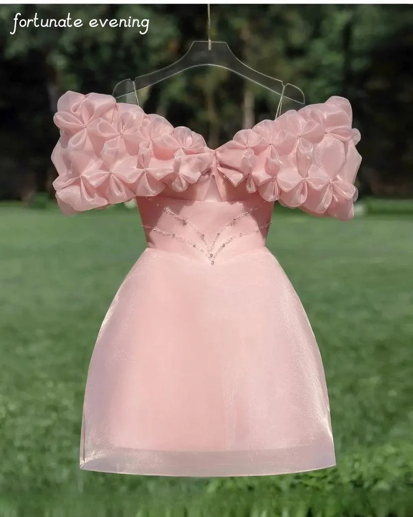 

Fortunate Evening Pink Sequined A-Line Princess Formal Occasion Prom Dress Evening Party Gowns