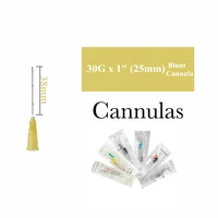 micro cannula 25g 50mm dermal injection type blunt tip needle for beauty new