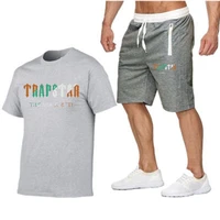 2022 trapstar spring summer t shirt pants set casual brand fitness jogging pants t shirt shirt hip hop stylish mens tracksuit