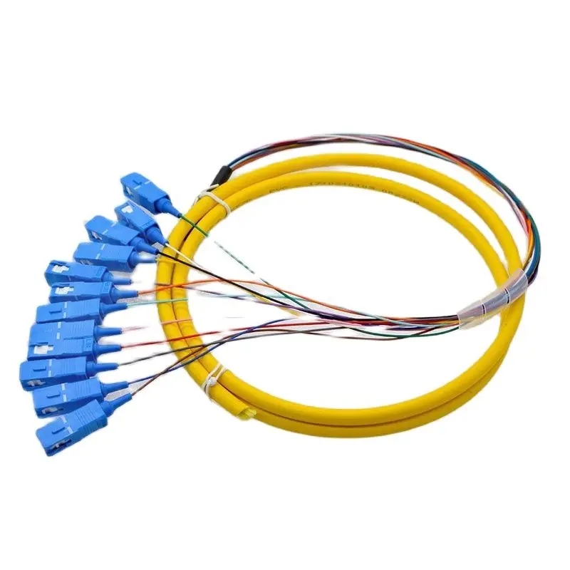 10 шт. Новинка 12-жильный волоконный косичка SC Квадратная Головка