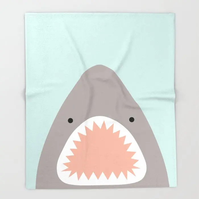 

Фланелевое Одеяло «Акула атака», домашний текстиль, мягкое флисовое покрывало, покрывало для дивана, кровати, путешествий