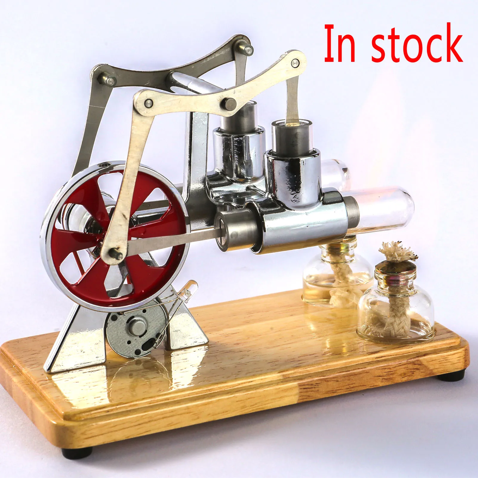 Model With Led Light Flywheel Science Experiment Toy