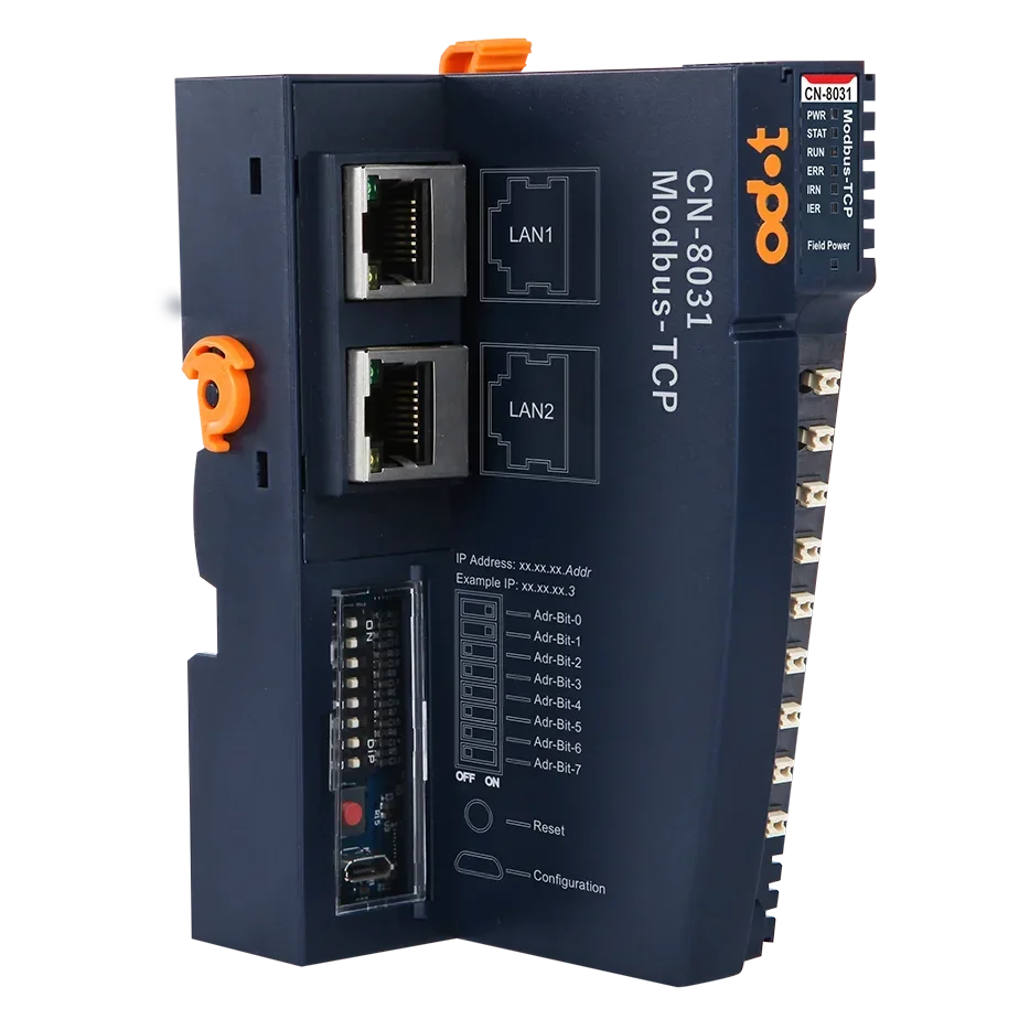 СЕТЕВОЙ АДАПТЕР MODBUS TCP ODOT CN-8031 (art.: 3920d2e8d538f) - 3920d2e8d538f