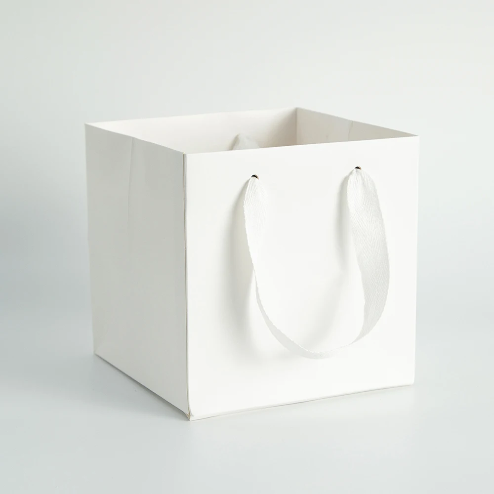 

50 шт., бумажные пакеты с ручками, 10 х6х10 см