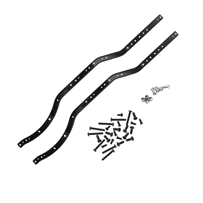 

10Pcs Steel Chassis Frame Rails For AXIAL SCX10 90027 SCX10 II 90046 90047 RC Car Crawler Truck Vehicle Model
