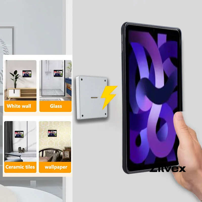 Магнитное настенное крепление с зарядным устройством для iPad 18 Вт