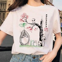 new totoro spirited away studio ghibli femme t shirt japanese women ulzzang tshirt anime miyazaki hayao female t shirt harajuku