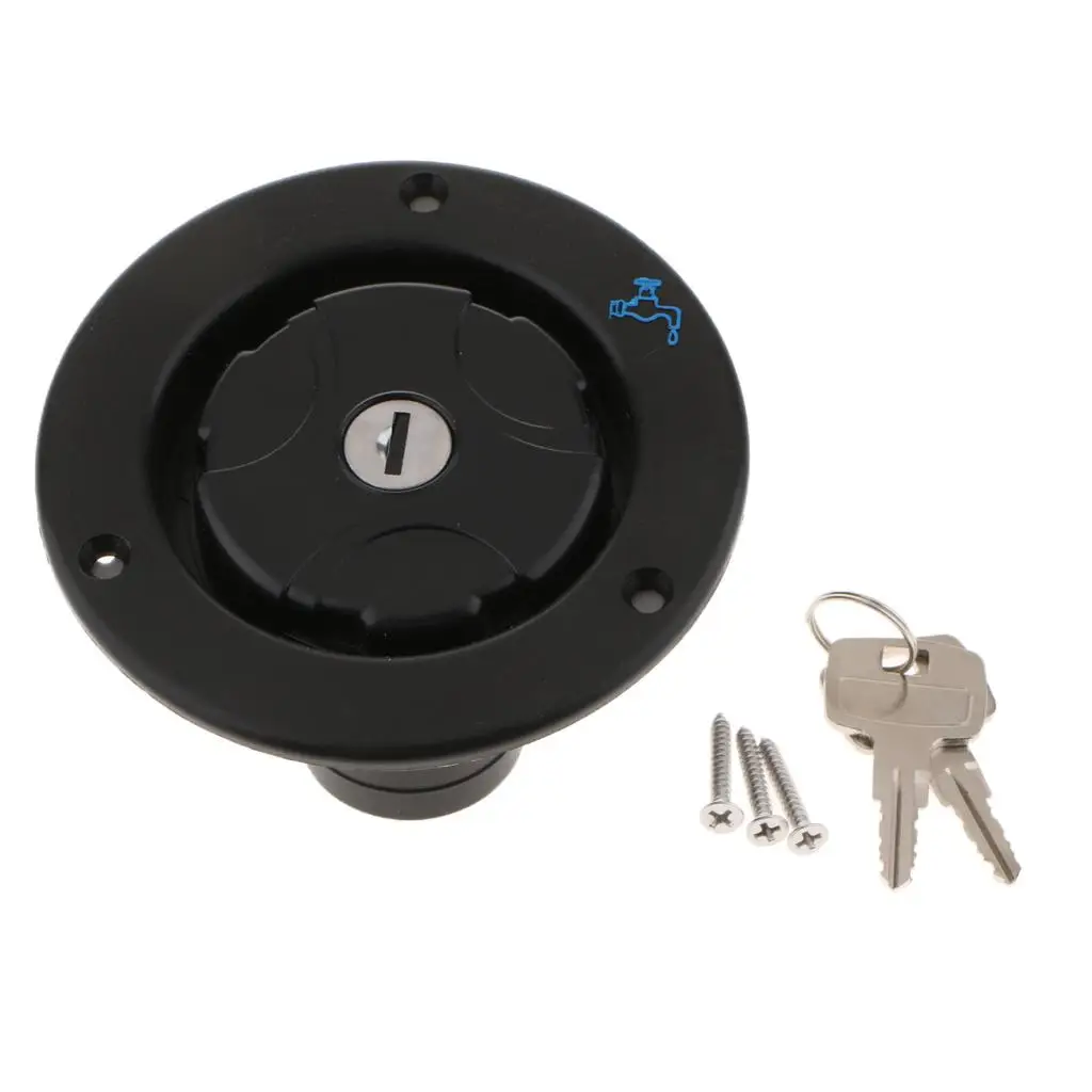 

Locking Fuel Tank Cover Gas Filler Universal Installtion New