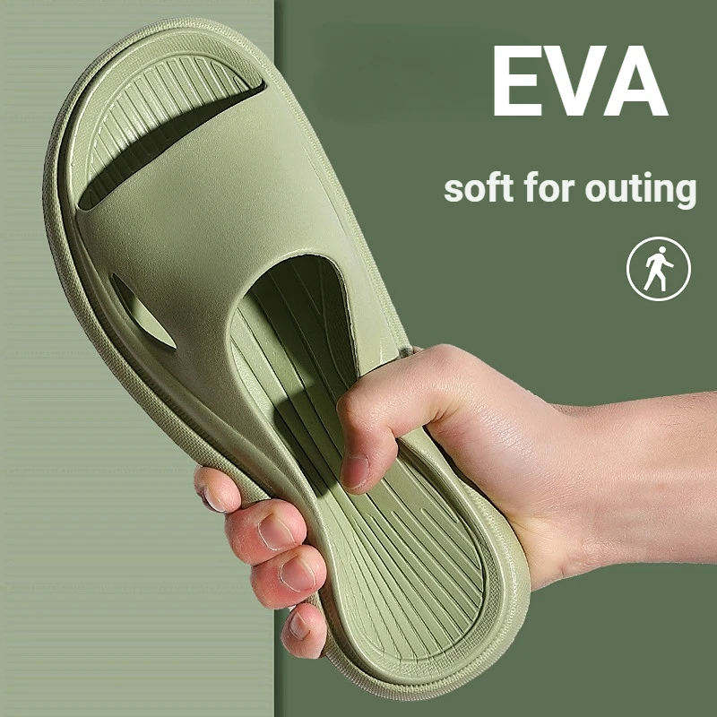 Bathroom Slippers Summer Indoor Floor Non-slip Slippers Unisex Slides Couple Family Women Men Hotel Bathroom Bath Sandal Mules