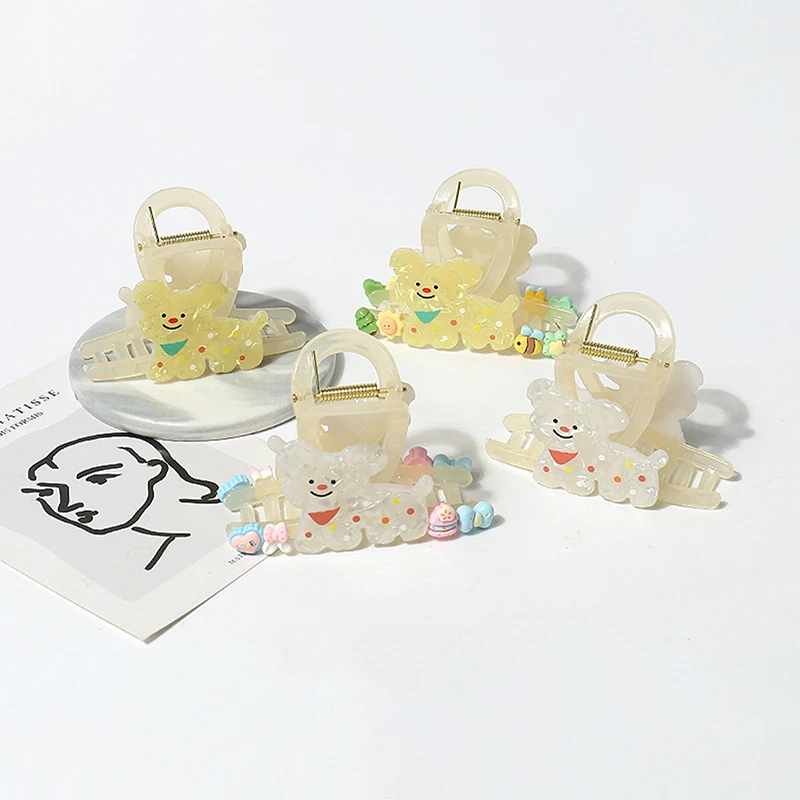 Симпатичный красочный Летающий щенок хвост заколка для волос собака задняя