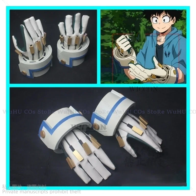 Аниме Мой герой перчатки для Хэллоуина карнавала косплея академия Midoriya Izuku Deku