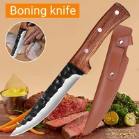 professional chef knife kitchen knife forged boning knife for kitchen steel butcher knife meat cleaver fish cooking tools