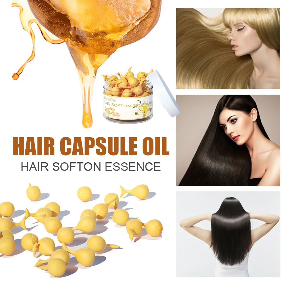 Капсулы с витаминами для волос сыворотка эфирным маслом Восстановления сухих