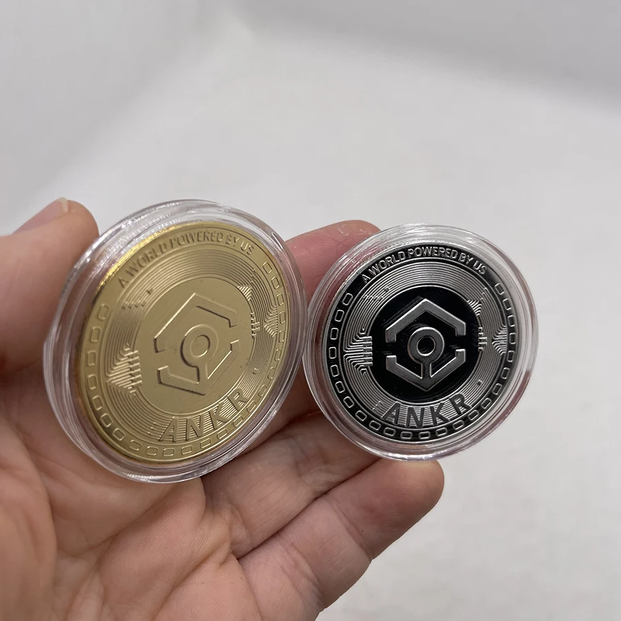 CO41 ANKR A WORLD, работающая от США, Цифровая монета, позолоченная криптовалюта, коллекционная криптовалюта, отличный подарок