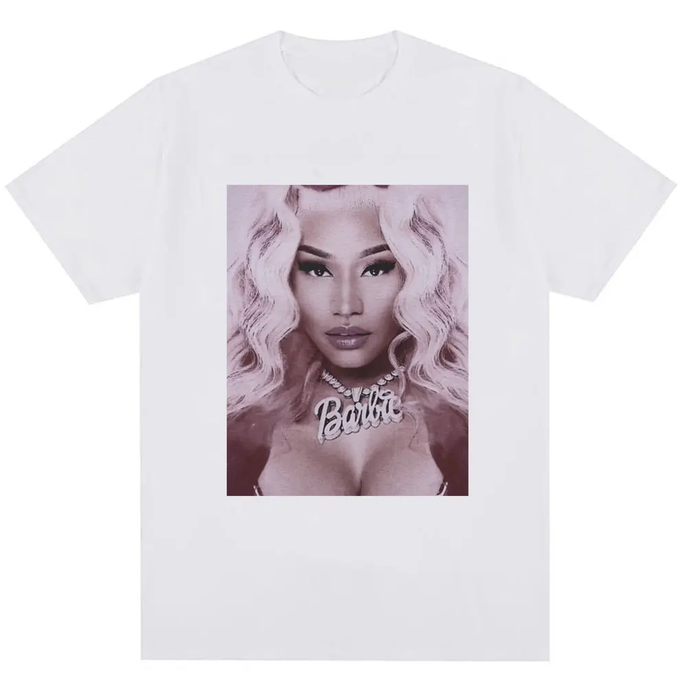 Рэпер Nicki Minaj Футболка Super Freaky Girl Set List с коротким рукавом Мужчины Женщины Хип-хоп