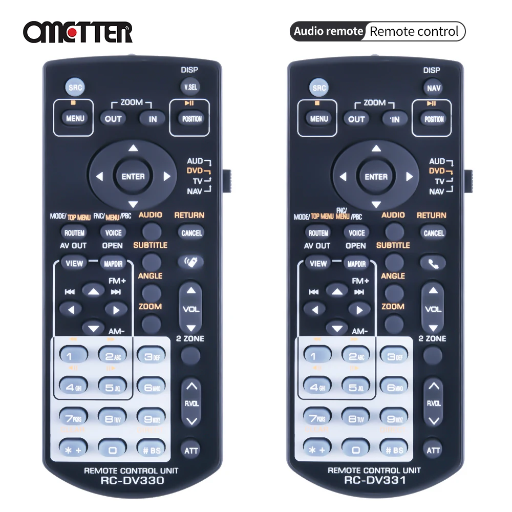 

RC-DV330 RC-DV331 for Kenwood Remote Control Receivers KVT-839DVD KNA-RCDV331 DDX3021 DDX3051 DDX516 DDX616 DDX6046BT KVT-516