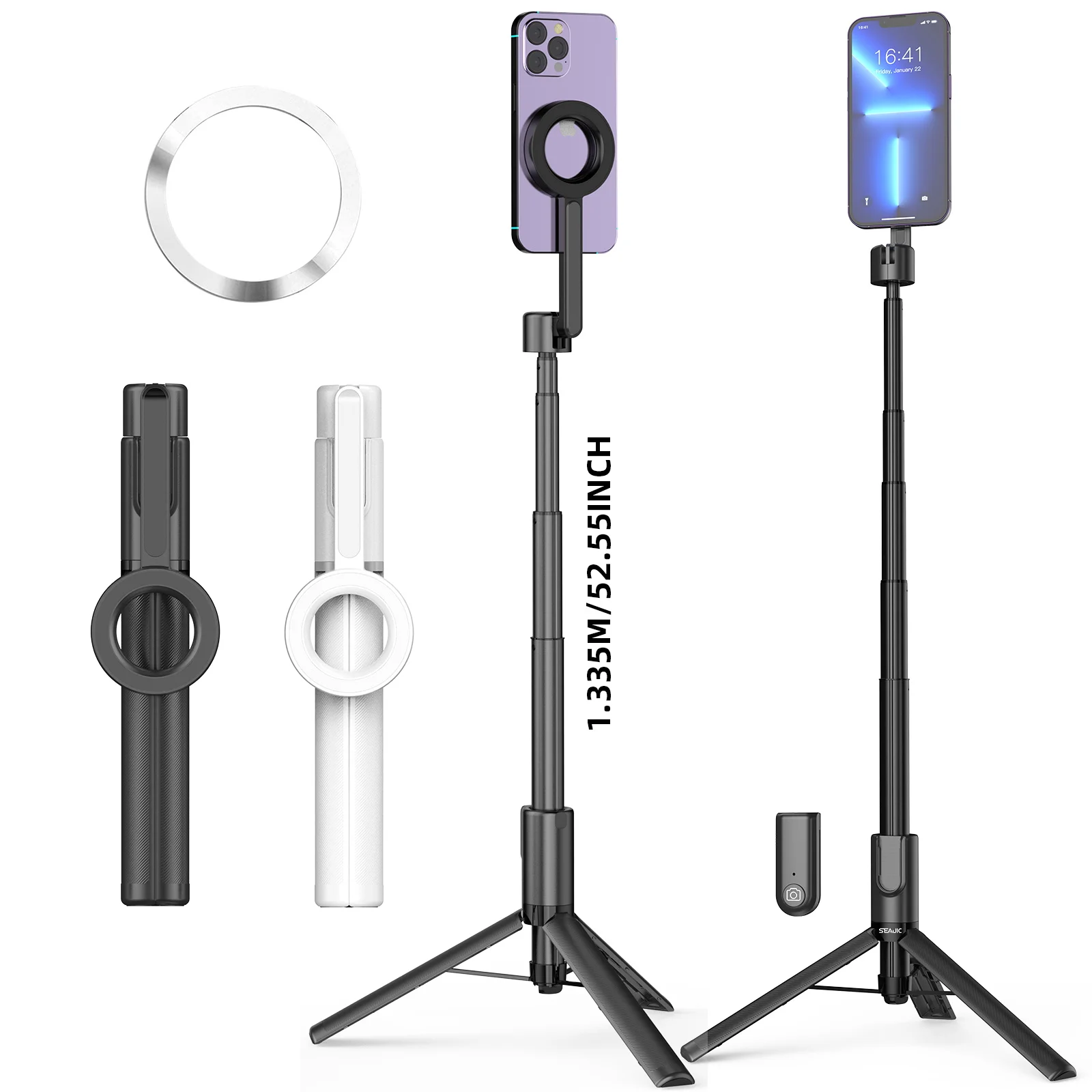 Магнитный штатив для селфи-палки 1 335 м с беспроводной дистанционной подставкой