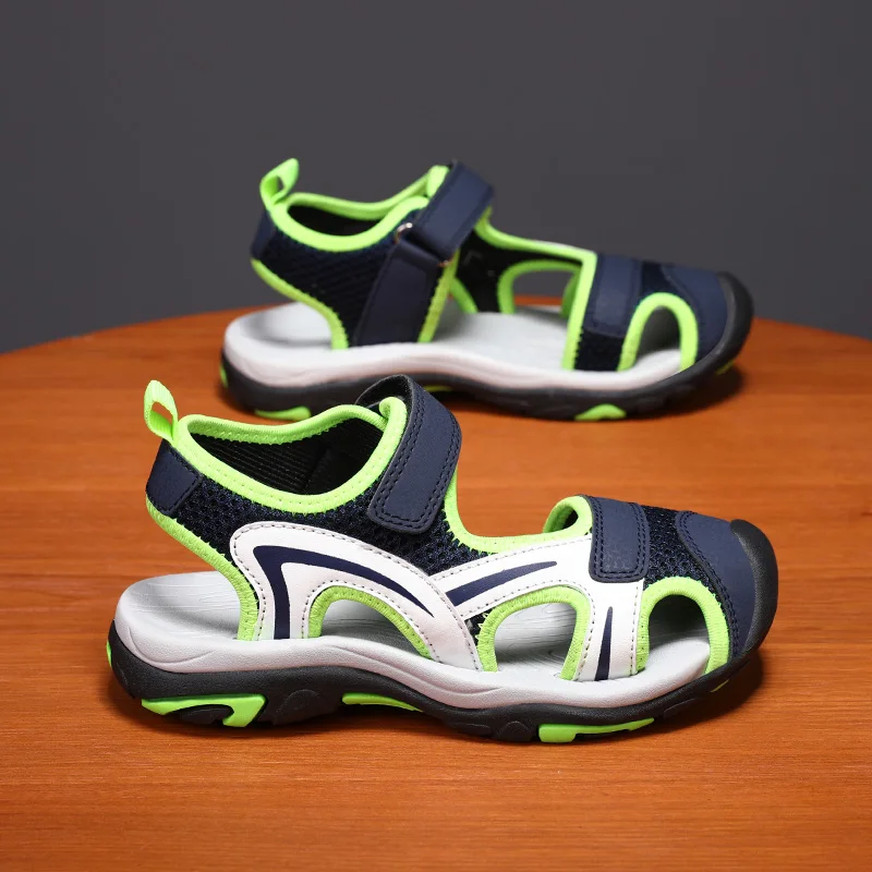 New Style Summer Boys Sandals Children Shoes Fashion Flats Toddler Baby Girls Sandals Non-slip Casual Beach Kids Outdoor Shoes