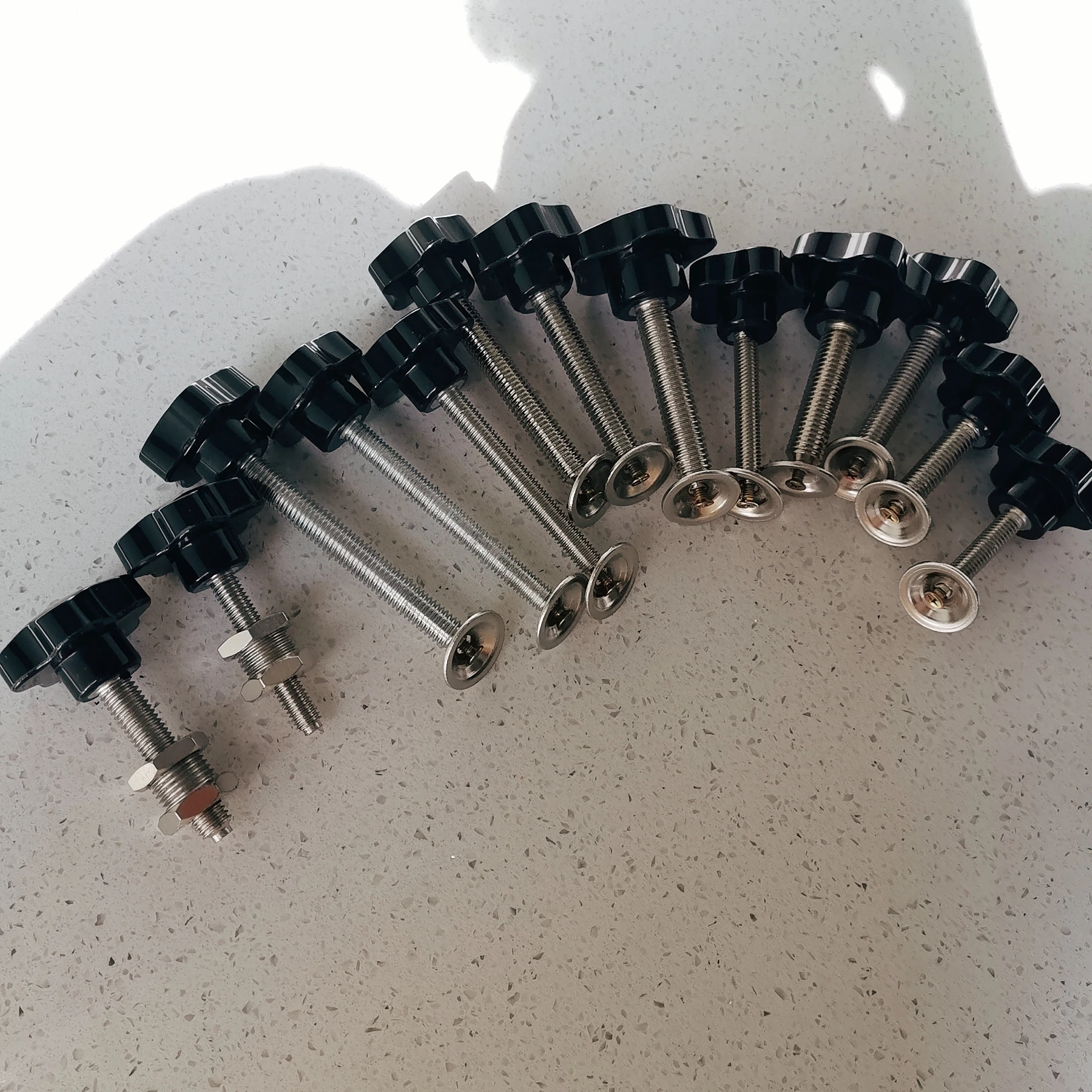10 шт./упак. Silk стол для трафаретной печати Handle M8 M10 Mesh Frame Clamp Screw с Pad |