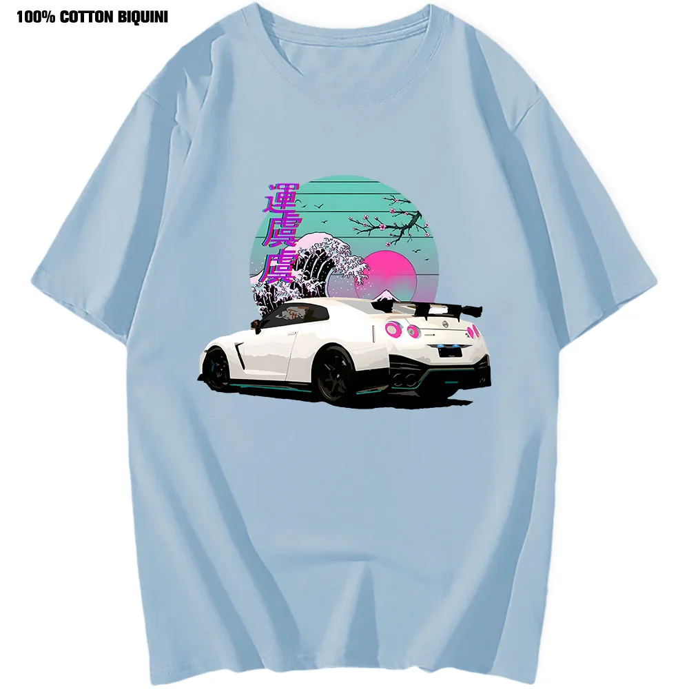 Футболка С Рисунком Аниме Vaporwave Jdm Legend Print
