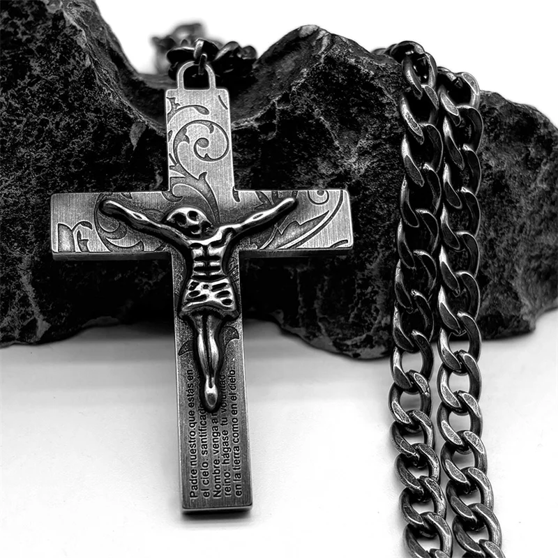 Прекрасное FAJA христианское распятие Библия ожерелье с крестом Иисуса из