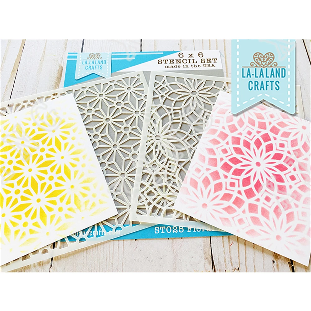 

2022 Pattern Snowflake Layering Stencil Set Painting Scrapbook Coloring Embossing Album Decorative Template Diy Gift Card Molds
