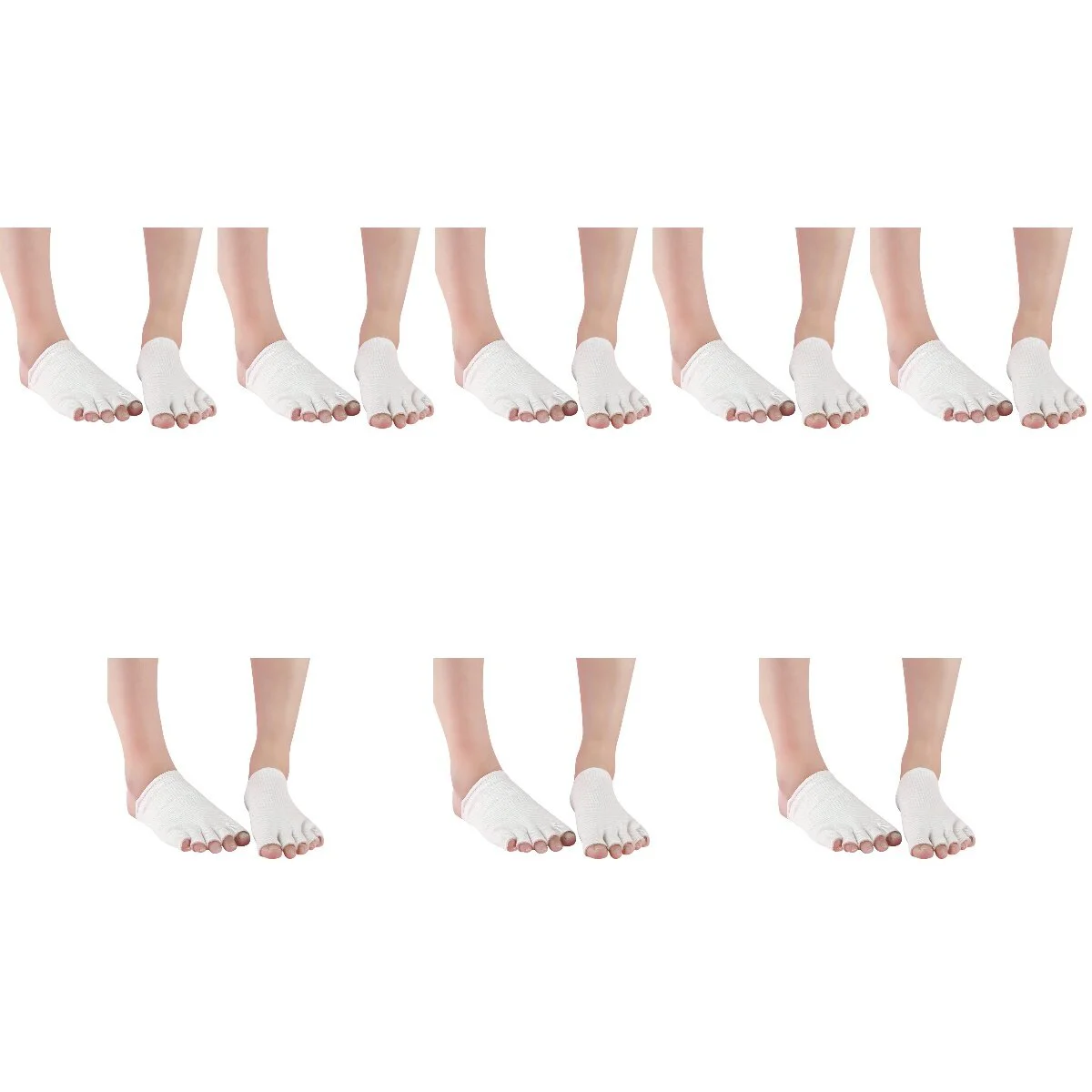 

8 Pairs Open-toed Sock Women's Socks & Hosiery Gel Ladies Non- Miss Women's & Hosiery