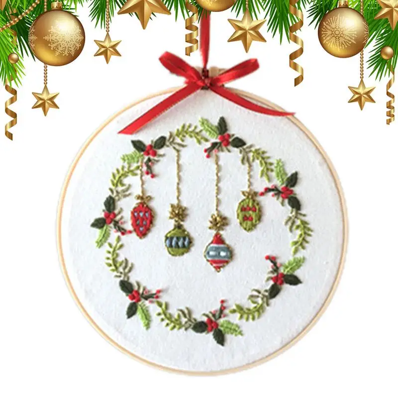 

Наборы для вышивки с рисунком для новичков, «сделай сам», вышивка с рисунком и инструкциями, домашние вязальные изделия для жизни