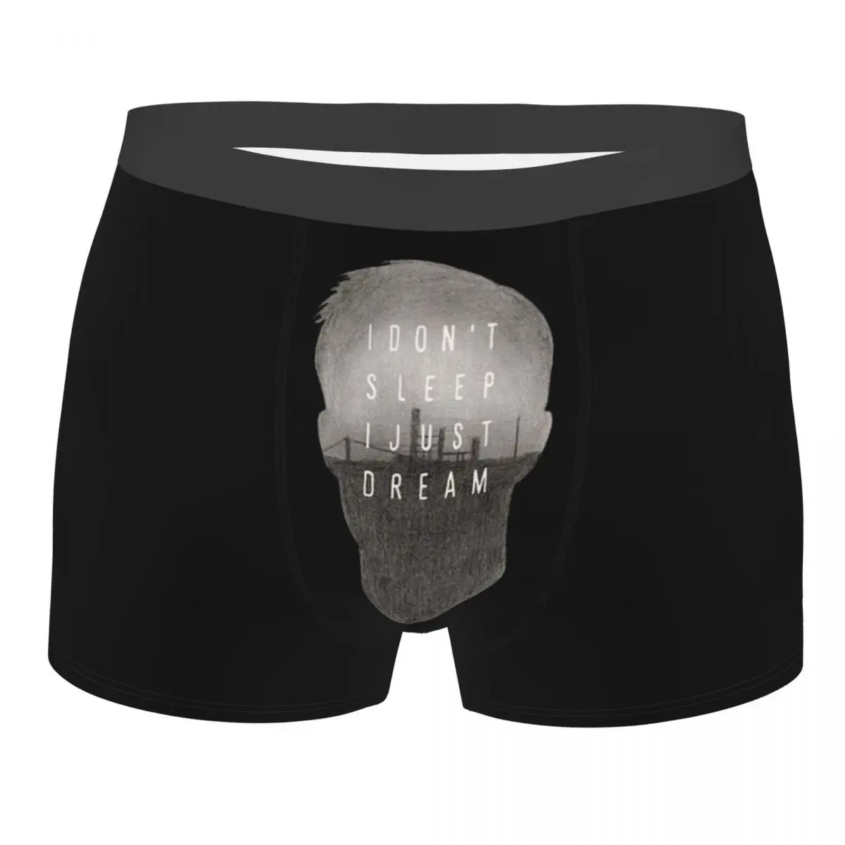 

I Dont Sleep I Just Dream True Detective Underpants Homme Panties Male Underwear Ventilate