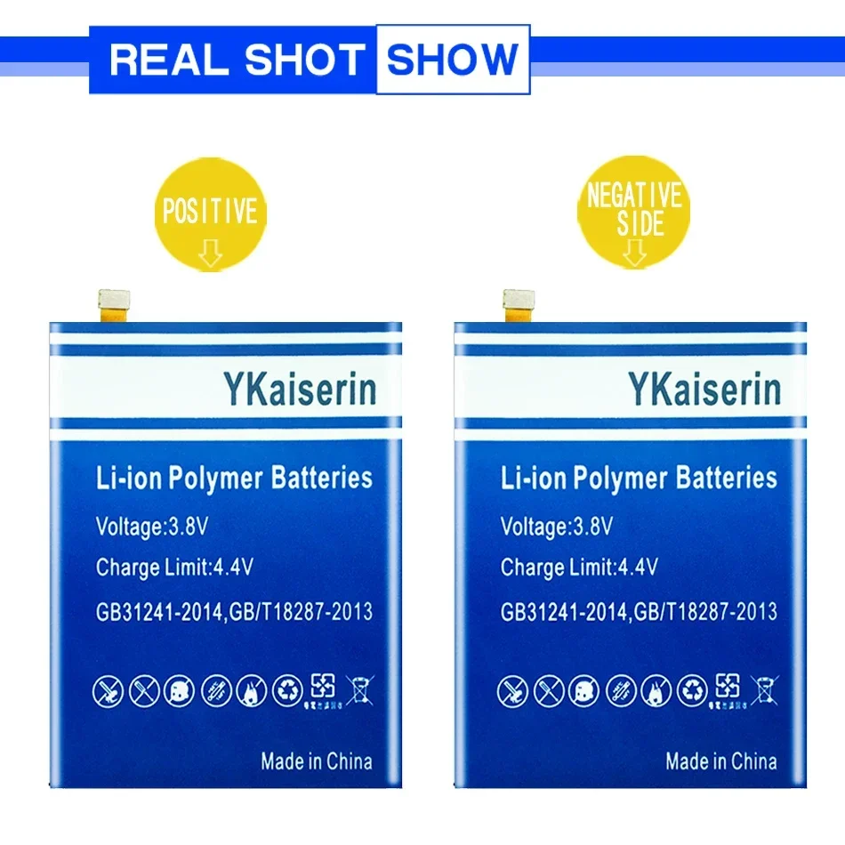 Сменный аккумулятор ykaisсеребрин BAT18M710080 17050 мАч для Doogee S80/S80 Lite S80Lite с высокой