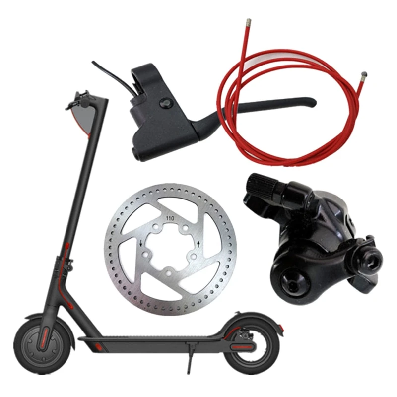 

Набор металлических дисковых тормозных устройств для M365, тормозной трос, ручка, Электрический скутер