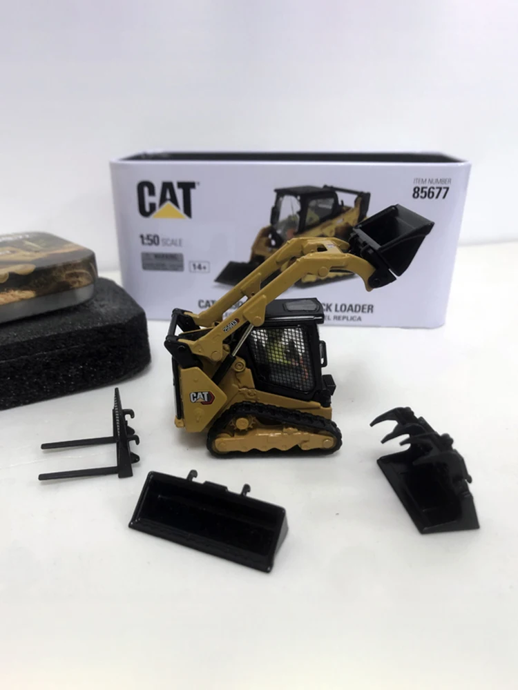 

Инженерная игрушка модель в масштабе 1:50 CAT 259D3 компактный колесный погрузчик вилочный погрузчик литой под давлением модель грузовика Коллекционная сувенирная игрушка для мальчиков