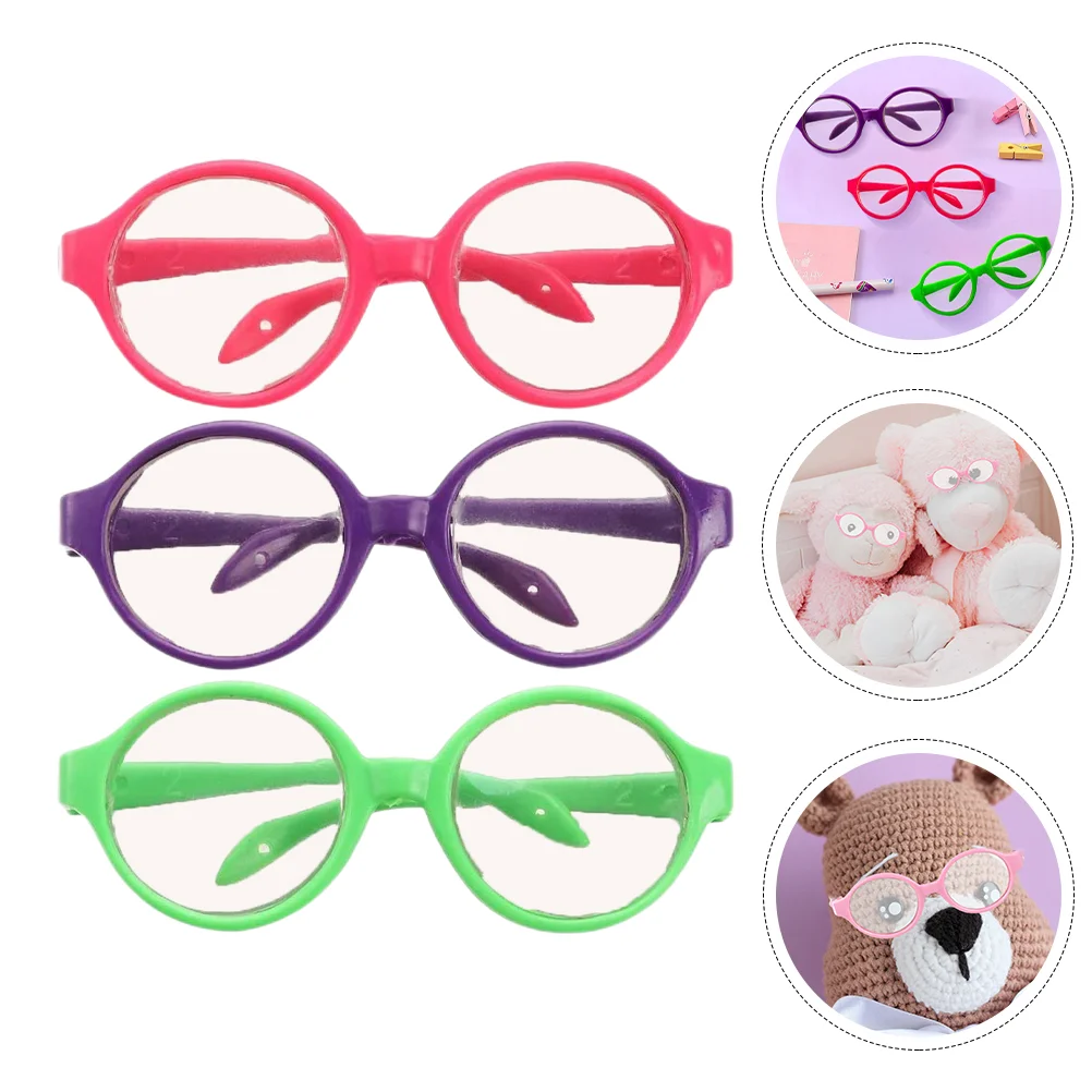 

Doll Glasses Sunglasses Baby Mini Dress Up Dolls Glasses Glass Posing Eyeglasses Granny Wizard Toys Miniature Model Cosplay